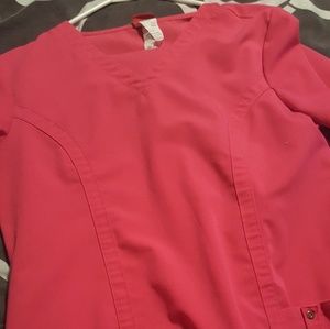 Women's Pink Dickie Scrubs